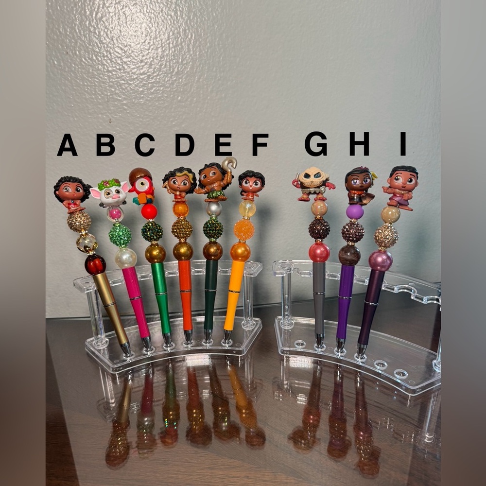 🌺Doorable “Moana” Beadable Pens